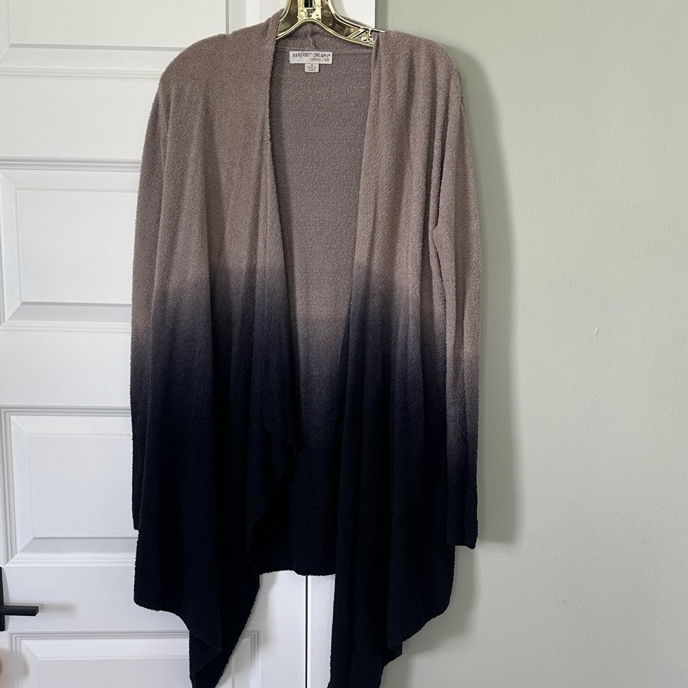 Barefoot Dreams Calypso Wrap Ombré Waterfall Cardigan Bamboo Chic Lite S